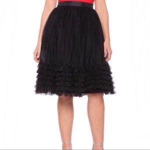 ELOQUII Layered Tulle Skirt